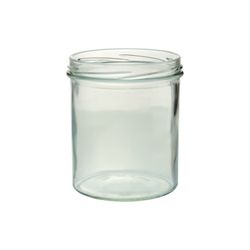 sturzglas-350-ml-ohne-deckel-1.jpg 24er Set Sturzglas 350 ml Marmeladenglas Einmachglas Einweckglas To 82 schwarzer Deckel incl. Diamant-Zucker Gelierzauber Rezeptheft_Bild_2