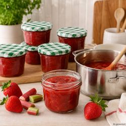 04-Struzglaser-230ml-gruen-kariert-Deckel-Erdbeer-Rhabarber-marmelade-mit-Deckel-KI.jpg 04-Struzglaser-230ml-gruen-kariert-Deckel-Erdbeer-Rhabarber-marmelade-mit-Deckel-KI.jpg