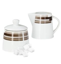 van-well-nevada-zuckerdose-milchkanne-frontal-food.jpg 2tlg. Set Zuckerdose 28cl & Milchkännchen 23cl Nevada_Bild_1