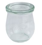 48er Set Weck Gläser 220 ml Tulpengläser mit 48 Glasdeckeln incl. Diamant-Zucker Gelierzauber Rezeptheft_Bild_1