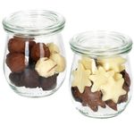 48er Set Weck Gläser 220 ml Tulpengläser mit 48 Glasdeckeln incl. Diamant-Zucker Gelierzauber Rezeptheft_Bild_5