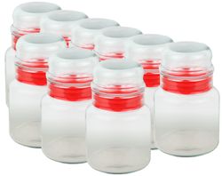 290-9er.jpg 9er Set Vorratsdose Prestige - 290ml Vorratsbehälter aus Kristallglas mit Aromaverschluss_Bild_2