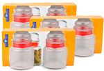 6er Set Vorratsdose Prestige - 635ml Vorratsbehälter aus Kristallglas mit Aromaverschluss_Bild_3
