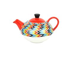 kanne.jpg Tea for one Set im Retro Design mit Zick-Zack Dekor - Jameson & Tailor 7329 _Bild_3