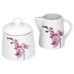 Kaffeeergänzungsset Milchkännchen & Zuckerdose Kyoto Orchidee_Bild_1