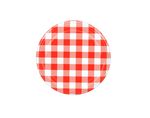 40er Set Sturzglas 230 ml mit rot kariertem Deckel inkl. Diamant Gelierzauber Rezeptheft_Bild_2