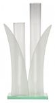 2er Set Vase "Blume" ca. 24cm