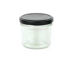 48er Set Sturzglas 125 ml To 66 schwarzer Deckel incl. Diamant Gelierzauber Rezeptheft_Bild_1