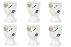 6er-eierbecher.jpg 8cm Porzellan weiß mit Dekor_Bild_2