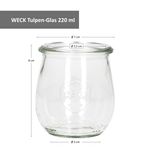 28er Set Weck Tulpengläser 220 ml Dessertgläser incl. Diamant-Zucker Gelierzauber Rezeptheft_Bild_4