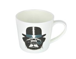 Jameson-Tailor-4132-Becher-Hund-mit-Hut.jpg 3-tlg. Jameson & Tailor Tee-Set - Teekanne mit 2 Teetassen - Hund mit Hut - 4130 + 2x 4132_Bild_1