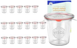 Weck-Sturzglas-580ml-Komplett-18er.jpg 18 Einkochringen und 36 Klammern inkl. Gelierzauber Rezeptheft von Diamantzucker_Bild_6