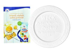 Weck-Frischhaltedeckel-1er-Heft.jpg Weck Frischhaltedeckel 60mm incl. Gelierzauber Rezeptheft von Diamantzucker_Bild_3