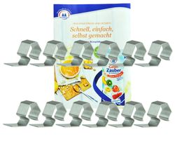 Weck-Klammer-12er-Heft.jpg 12 Weck Klammern incl. Gelierzauber Rezeptheft von Diamantzucker_Bild_3