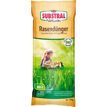 Substral Naturen Bio Rasendünger Sport- Spiel- Zierrasen 20 kg