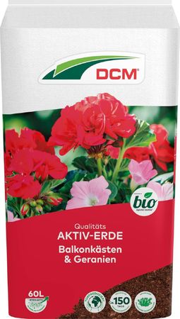 Cuxin DCM Aktiv-Erde Balkonkästen & Geranien 60 l