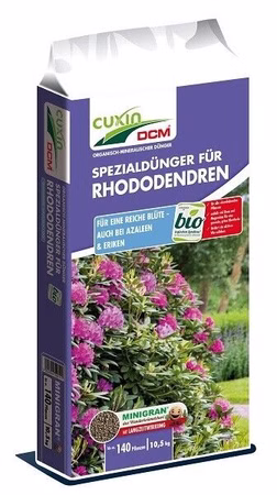 Cuxin DCM Spezialdünger Rhododendren Azaleen Erika Bio 10 kg