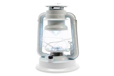 LED Laterne Sturmlaterne Licht Campinglampe dimmbar H 24,5 cm weiß