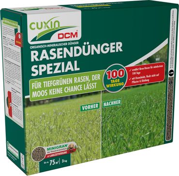 Cuxin DCM Rasendünger Spezial 3 kg organisch-mineralischer Dünger+Mg