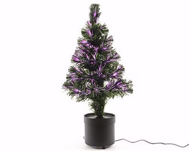 Tannenbäumchen Kunststoff Topf mit bunten LED's Weihnachten 90 cm