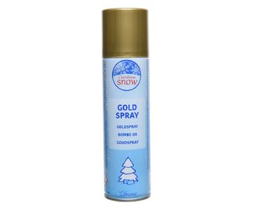 Goldspray Metall dia4.4cm H.17.8cm gold