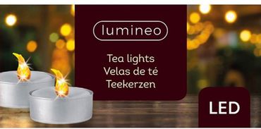 LED Teelicht mit Batterie 2er Set