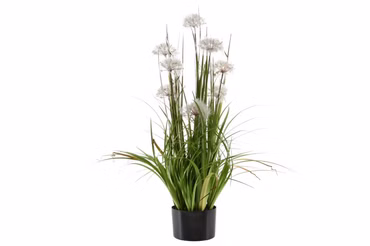Kunst Gras im Topf H 50 cm