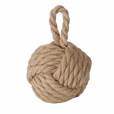 Türstopper Zuber Jute Textil H/Ø 23/15 cm braun natur Stückpreis