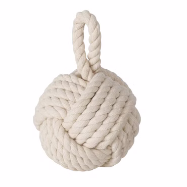 Türstopper Zuber Jute Textil H/Ø 23/15 cm creme natur Stückpreis