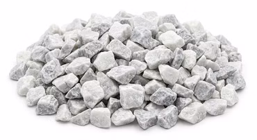 Gartensplitt Ziersplitt Bianco Carrara Granulat Marmor weiß 12 - 16 mm 25 kg