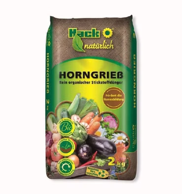 Hack Universaldünger Horngrieß rein organischer Stickstoffdünger 2 kg