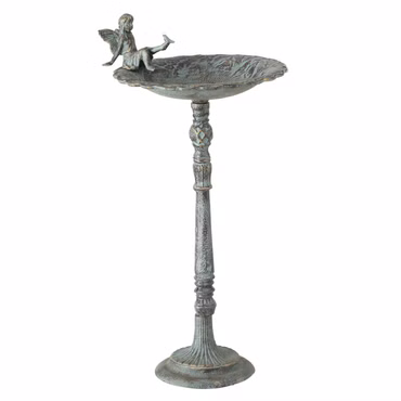 Vogeltränke / -bad Glory, Gusseisen, antikgold, 64 cm