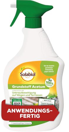 Solabiol Grundstoff Acetum Spray AF 1 Liter Sprühflasche