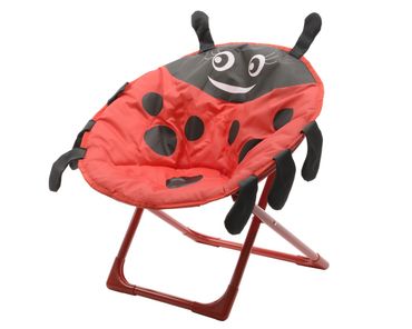 Kinderstuhl Marienkäfer Polyester outdoor L.52cm W.42cm H.48cm rot