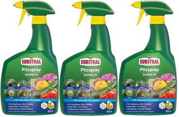 Substral Pilzfrei Saprol N - anwendungsfertiges Fungizid 3 x 800 ml