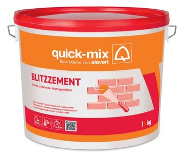 Quick-Mix Blitzzement 1 kg Eimer BZ1