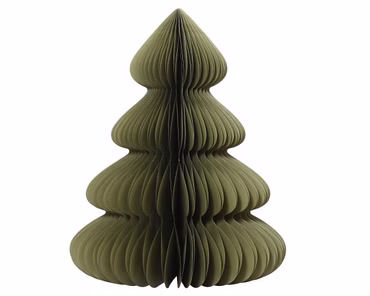 Decoris Weihnachtsbaum Wabenpapier Faltbar Grün H.60cm Ø.48cm 1 Stk