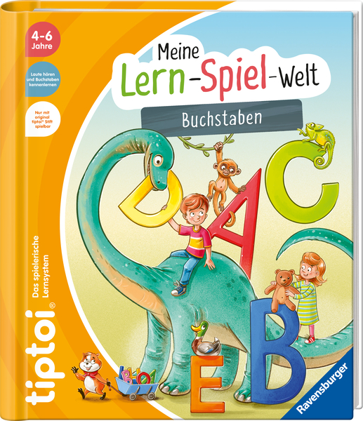 RAVENSBURGER tiptoi®-Meine Lern-Spiel-Welt: Buchstaben, ab 4 Jahre
