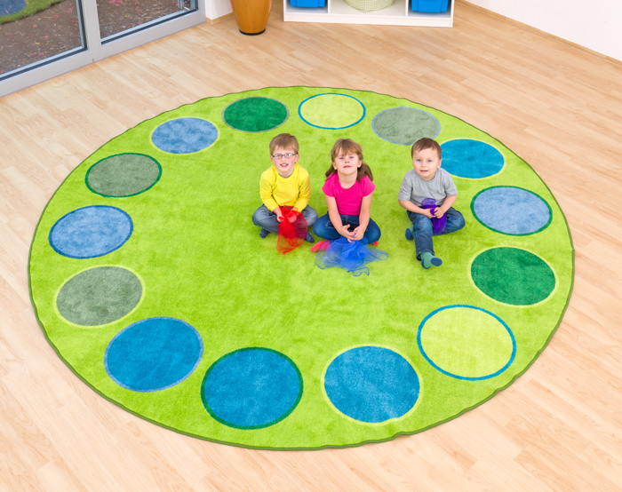 RiesenRundteppich Dots rund 300 cm