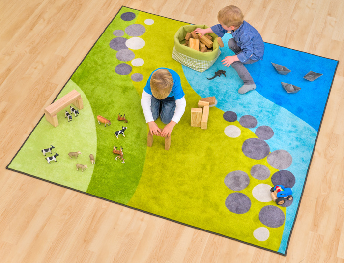Spielteppich Landscape 200x200 cm