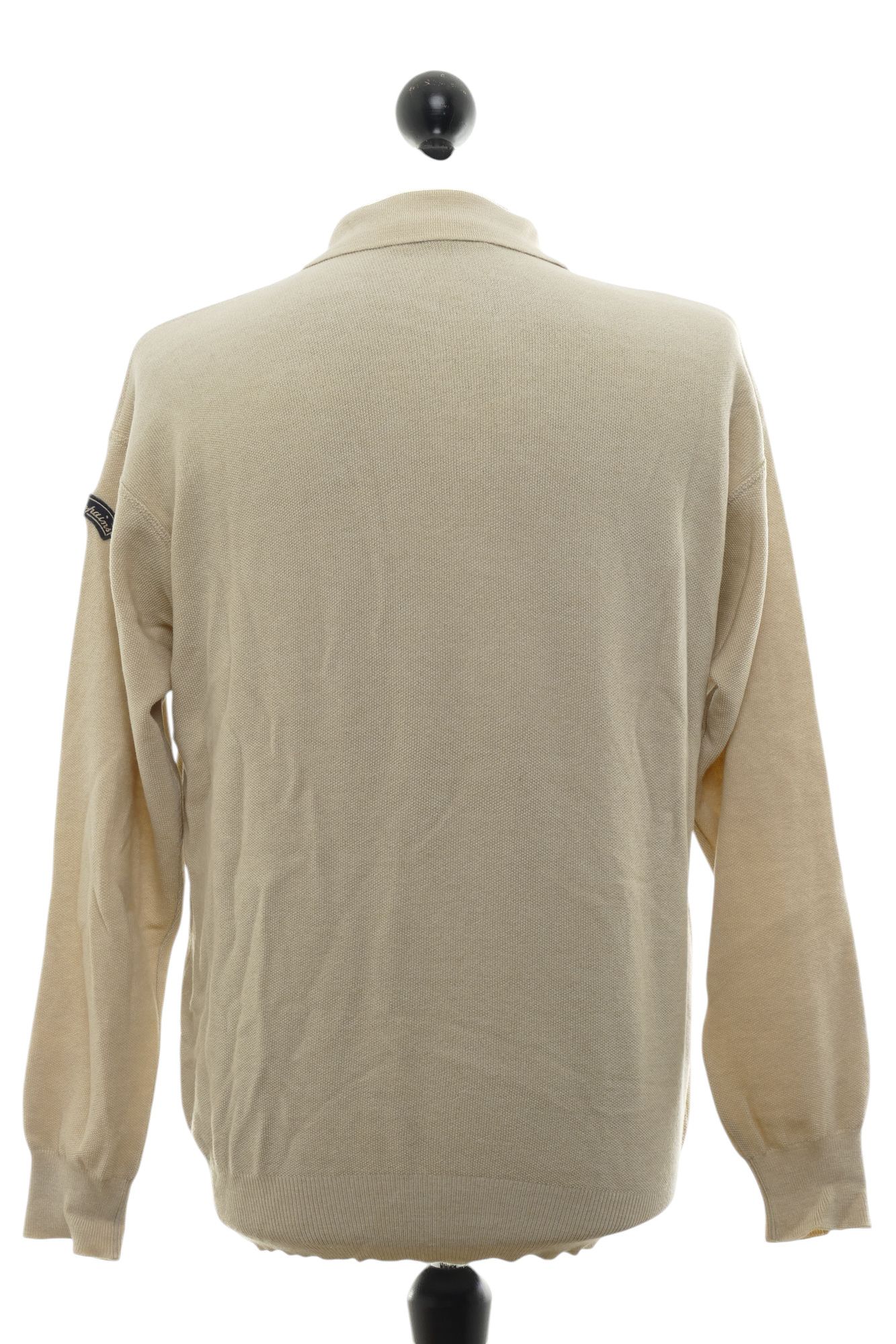 SØR Les Copains Herren Pullover Pulli L 52 beige meliert leicht Kragen Wolle SØR Les Copains Herren Pullover Pulli L 52 beige meliert leicht Kragen Wolle