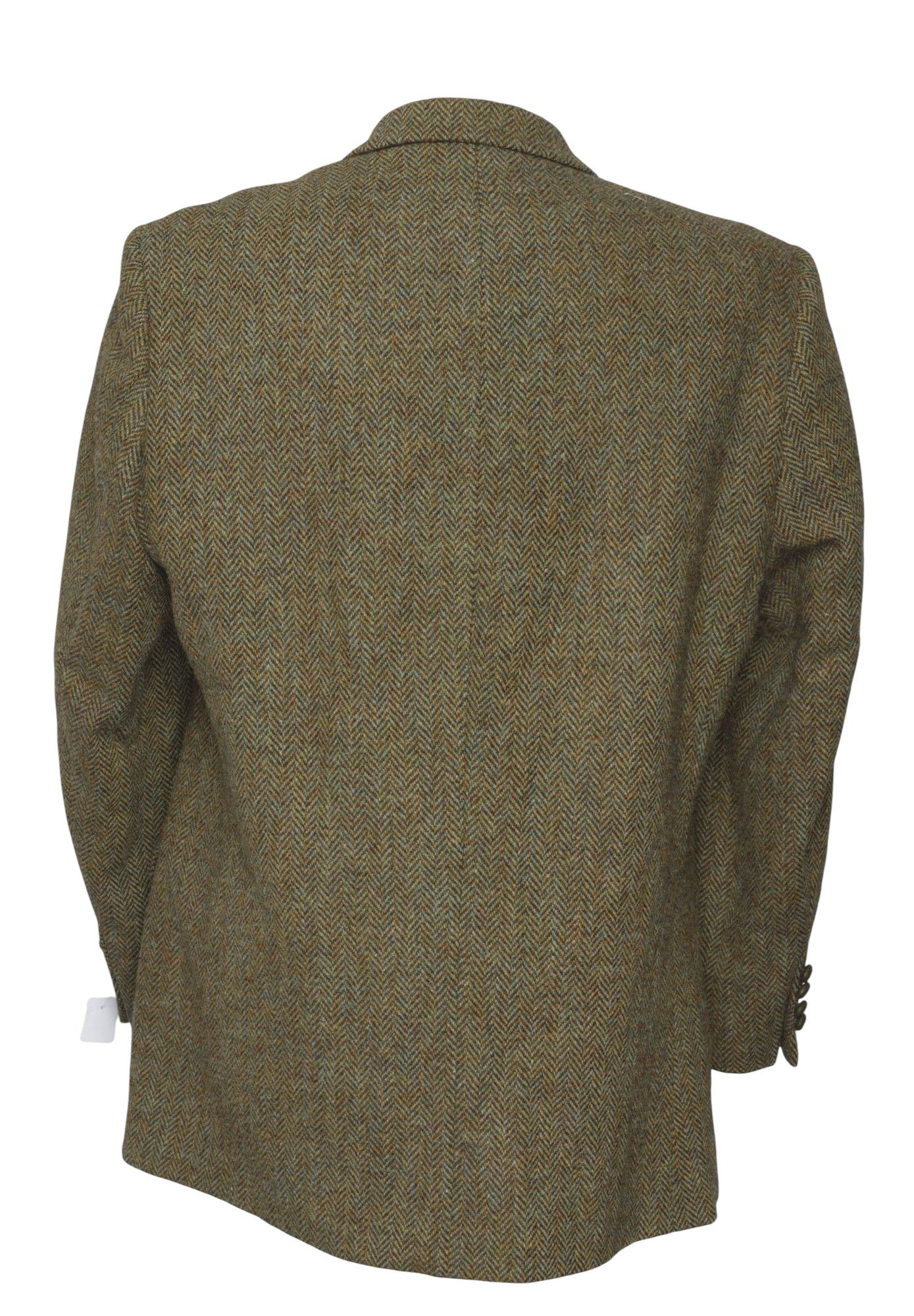 Harris Tweed Sakko 26 grün oliv Fischgrat Einreiher 3-Knopf Lederknopf wie Neu Harris Tweed Sakko 26 grün oliv Fischgrat Einreiher 3-Knopf Lederknopf wie Neu