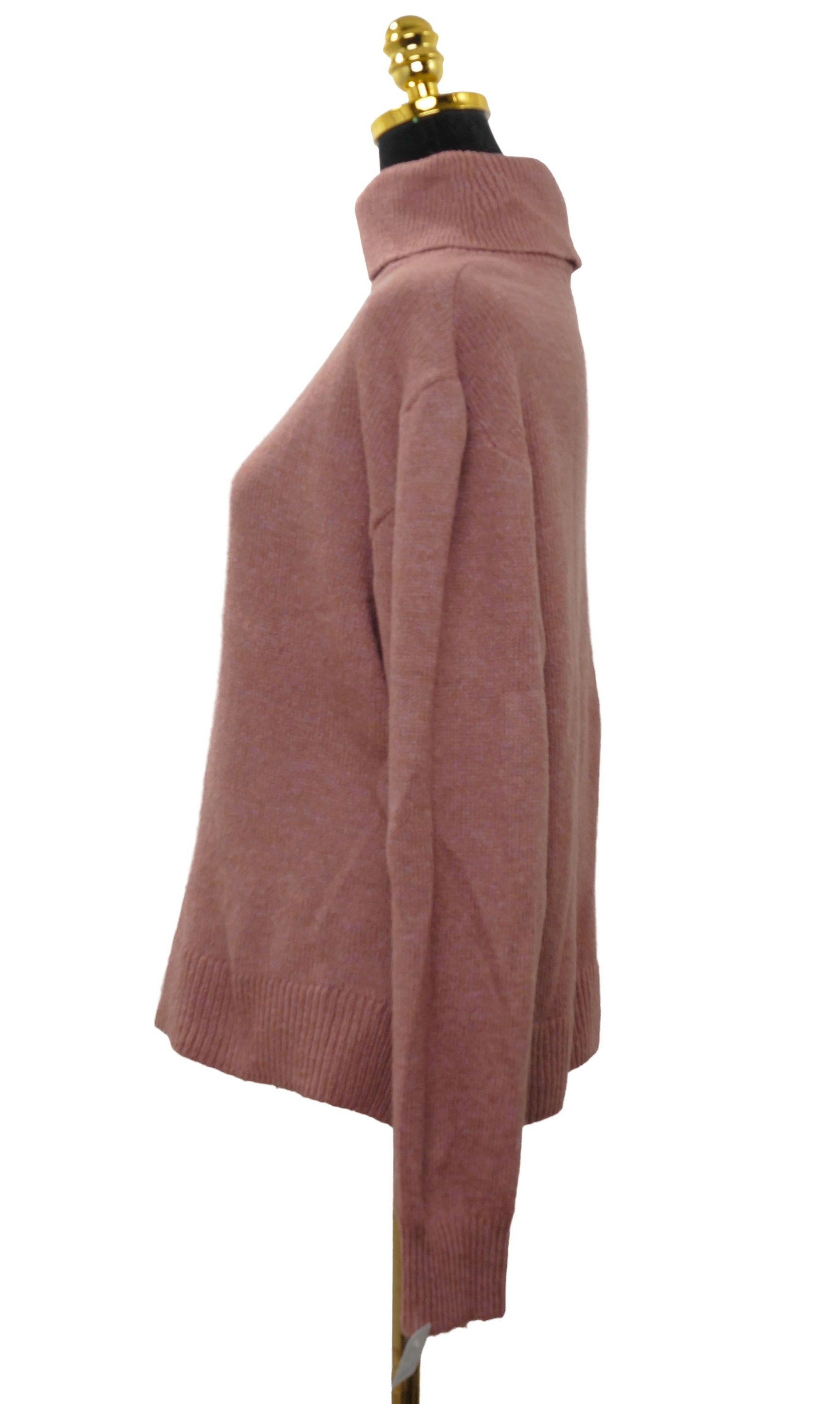 JDY Damen Rolli Pullover M rosa altrosa meliert leicht Rollkragen mit Viskose JDY Damen Rolli Pullover M rosa altrosa meliert leicht Rollkragen mit Viskose