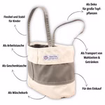 Das kann die A.B.S.-Tasche: Sie ist nicht nur flexibel und hochwertig, sondern auch aus beschichtetem Restmaterial.