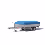 Wetterfeste und stabile Flachplane mit Spitzdach aus PVC für Anhänger mit Spriegelgestell. Maßgefertigte Flachplane mit Spitzdach für Anhänger mit Spriegel aus extrem reißfestem, wasserdichten, UV-beständigem PVC. Mit Konfigurator sind z.B. Farbe und Befestigung frei wählbar. Ideal für den Transport von sperrigen Gütern wie Baumaterial uvm.