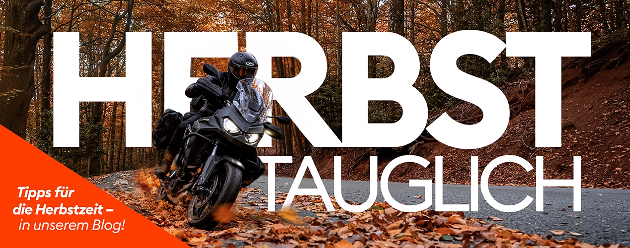 Herbsttauglich: Motorrad und Roller sicher durch Laub, Nässe und Dämmerung