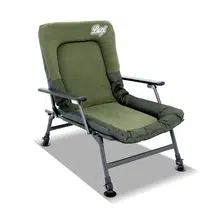 Silla de pesca Lucx® «Like a Hobo», silla de carpa, silla de camping, silla de jardín con reposabrazos