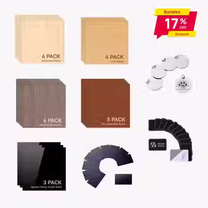 Kit de matériel laser Bambu Lab - Pack de démarrage (49 pièces)