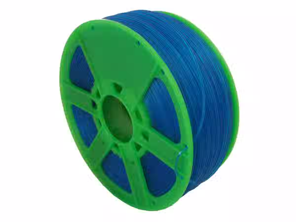 MABS Filament transparent 1kg 1.75mm purefil MABS Filament, Farbe: Blau transparent, Gewicht: 1kg, Spulentyp: Spule