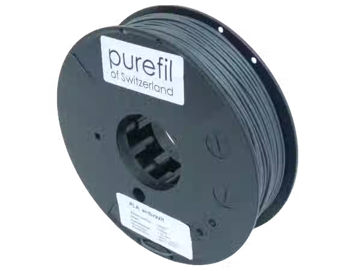 purefil PLA Filament beige RAL 1001 0.35kg 1.75mm purefil PLA Filament, Farbe: Anthrazitgrau RAL 7016, Gewicht: 0.35kg, Spulentyp: Spule